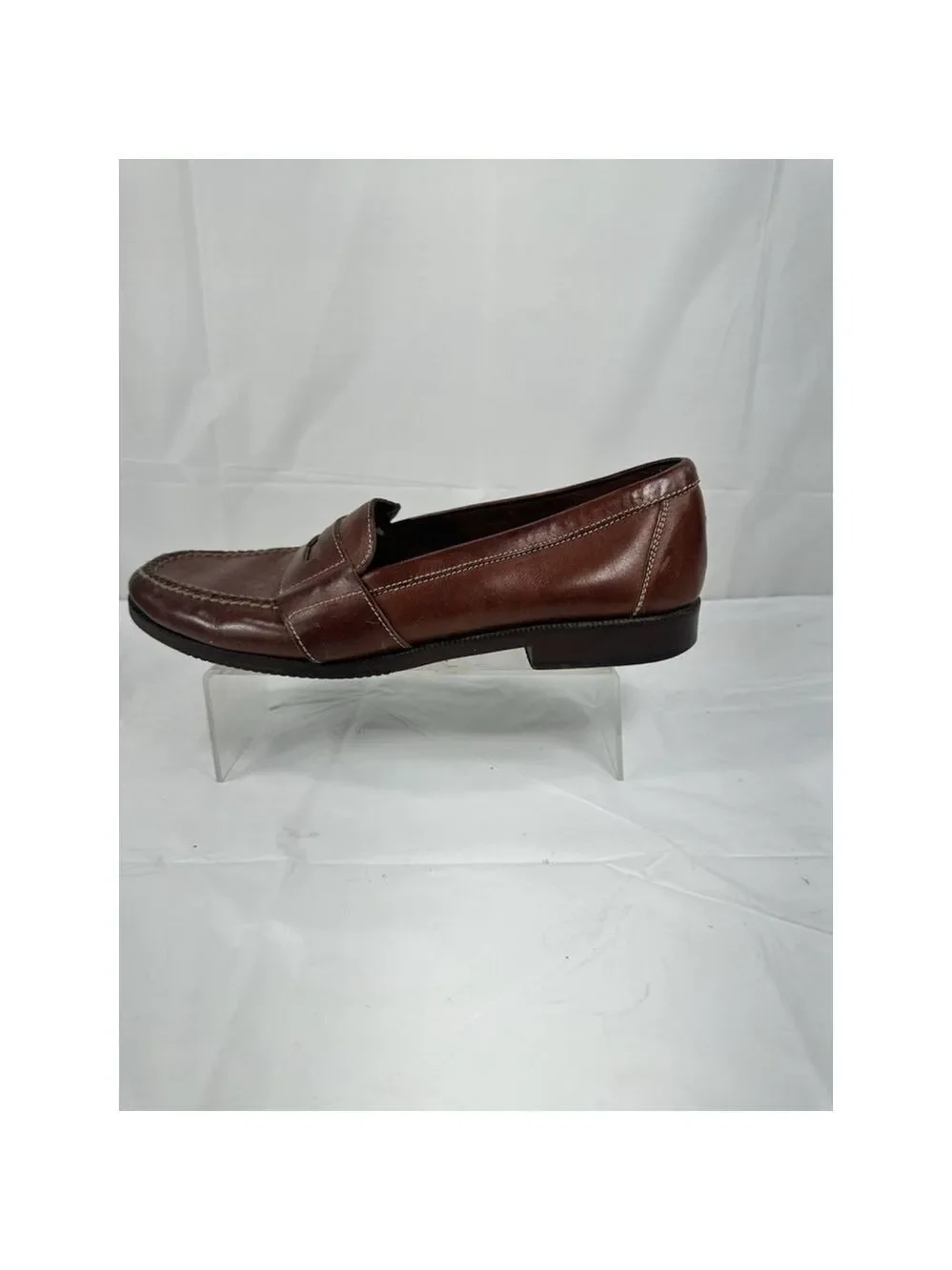 Vintage 90s Cole Haan Country Penny Loafers Moc Toe Brown-Style F1456 11 M Shoe